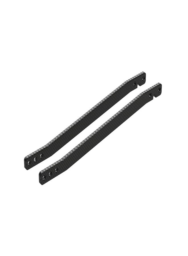 AMORIL 2PCS RC Upper Top Deck, Easy to Install Light Weight RC Carbon Fiber Upper Top Deck High Rigidity Replacement,Upgraded Part for Mini 1/10 RC Car RZ001G-A,Part Number R11035